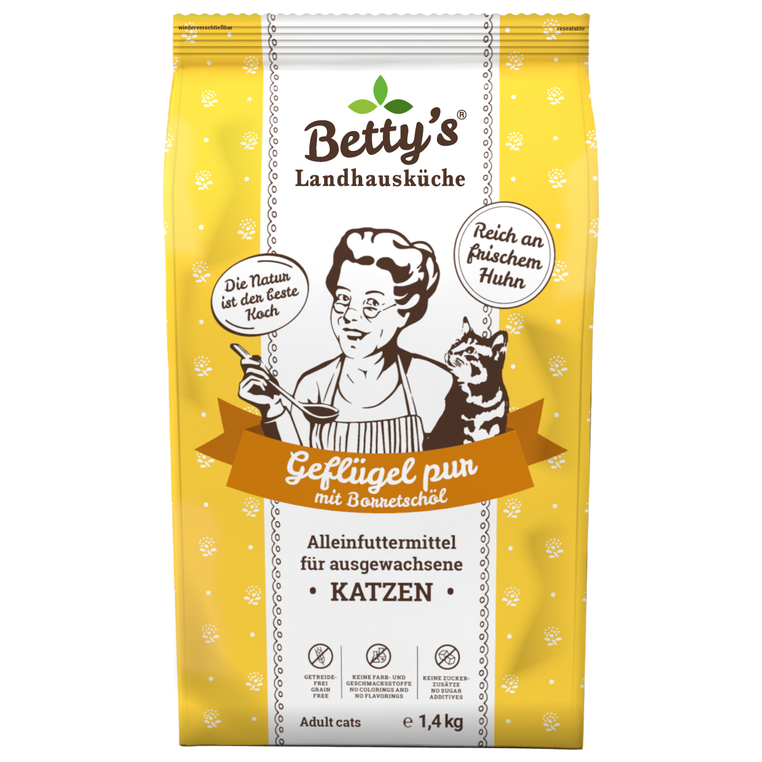betty-s-landhausk-che-adult-trockenfutter-gefl-gel-pur-1-4kg-katze image 1