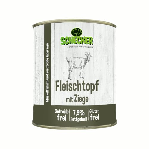 schecker-fleischtopf-ziege-nassfutter-6x820g-getreidefrei image 3