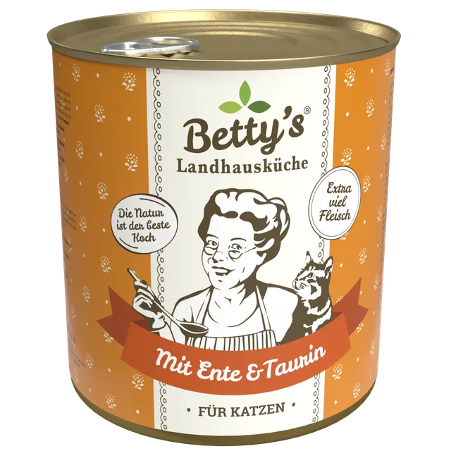 betty-s-landhausk-che-ente-katzenfutter-800g image 1