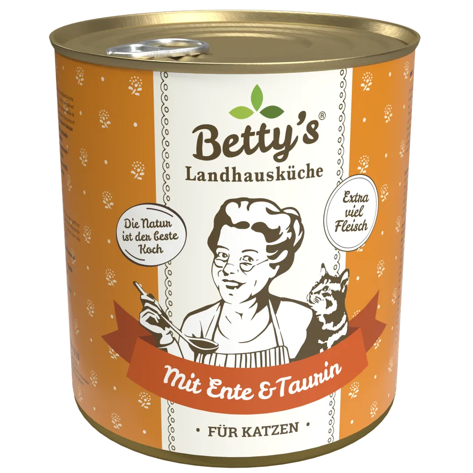 betty-s-landhausk-che-ente-katzenfutter-800g image 1