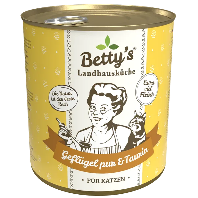 betty-s-landhausk-che-gefl-gel-pur-katzenfutter-800g-sensibel image 1