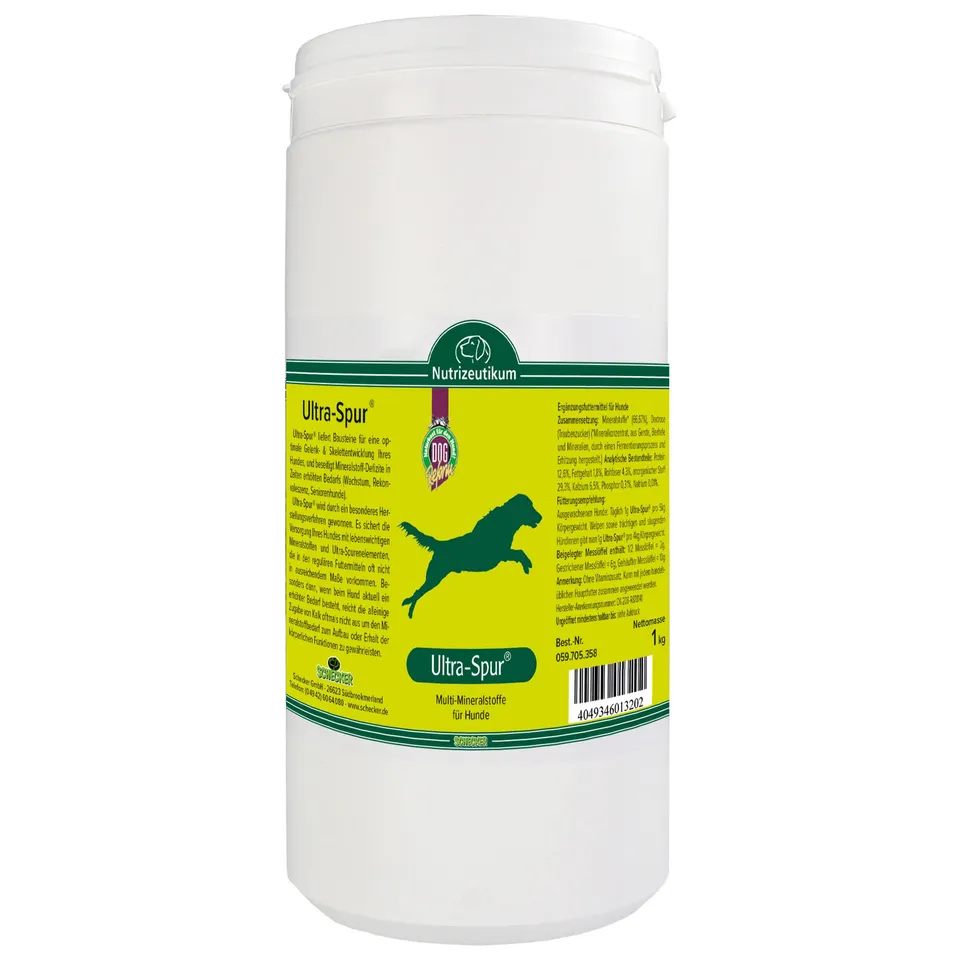 schecker-ultra-spur-hundefutter-1-kg-knochenaufbau image 1