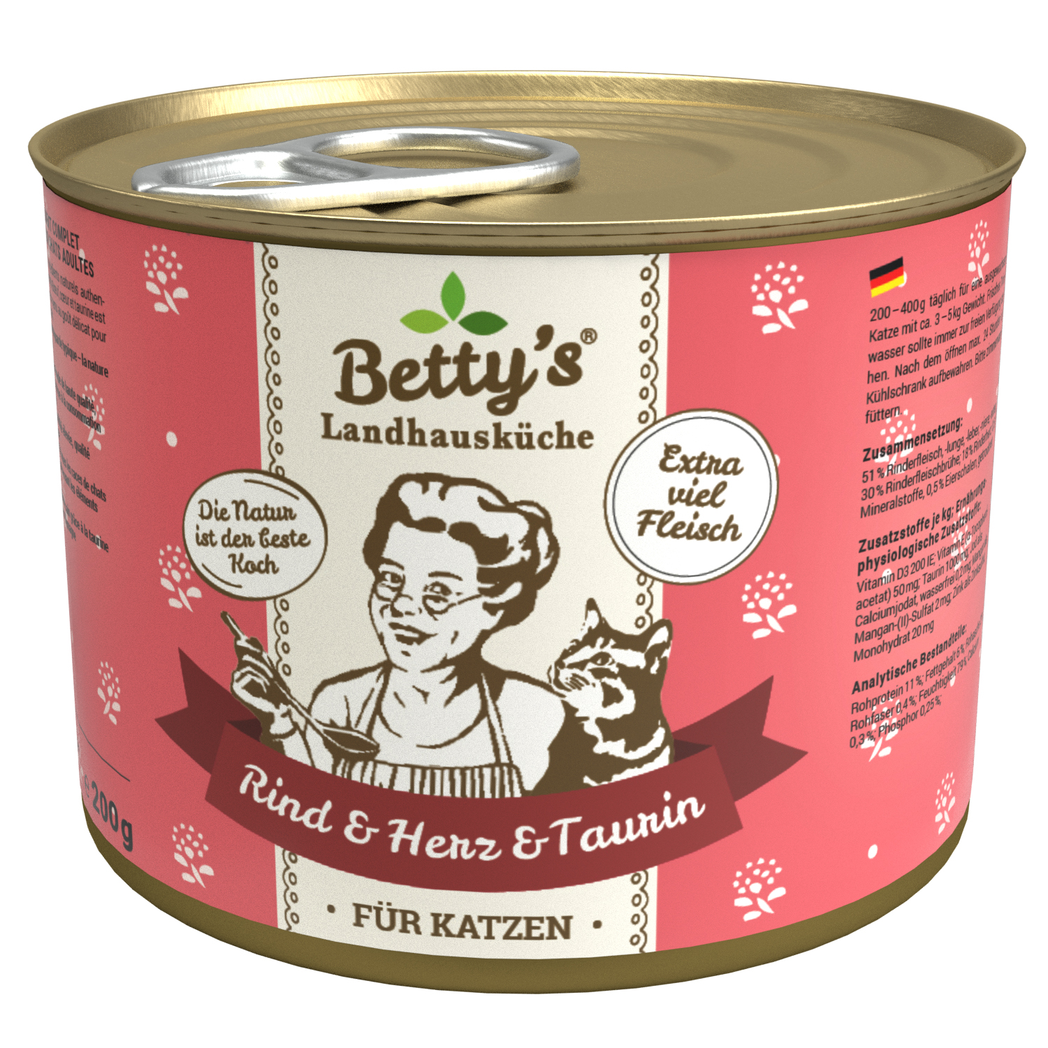betty-s-landhausk-che-rind-herz-katzenfutter-200g-dose image 1