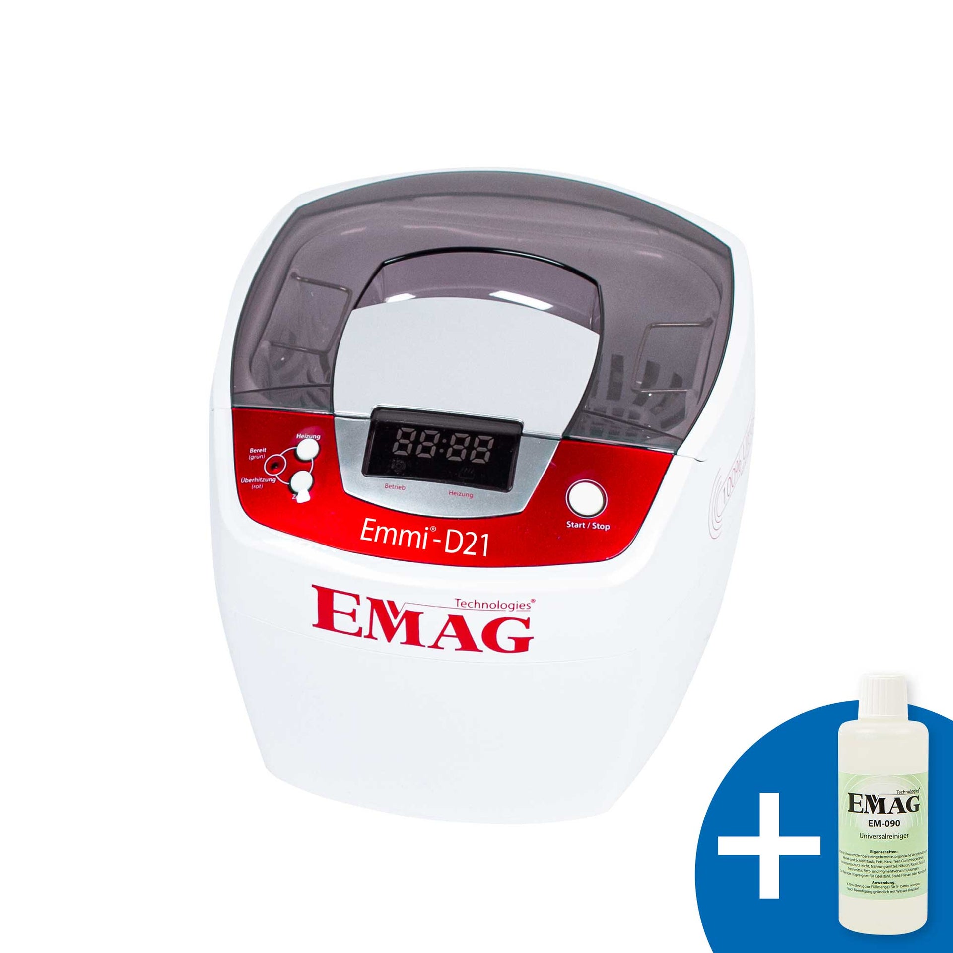 emmi-pet-d21-ultraschallreiniger-2l-edelstahlwanne-kunststoff image 1