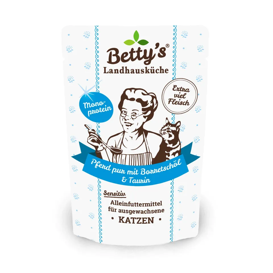 betty-s-pferd-pur-borretsch-l-katzenfutter-frischebeutel-100g image 1