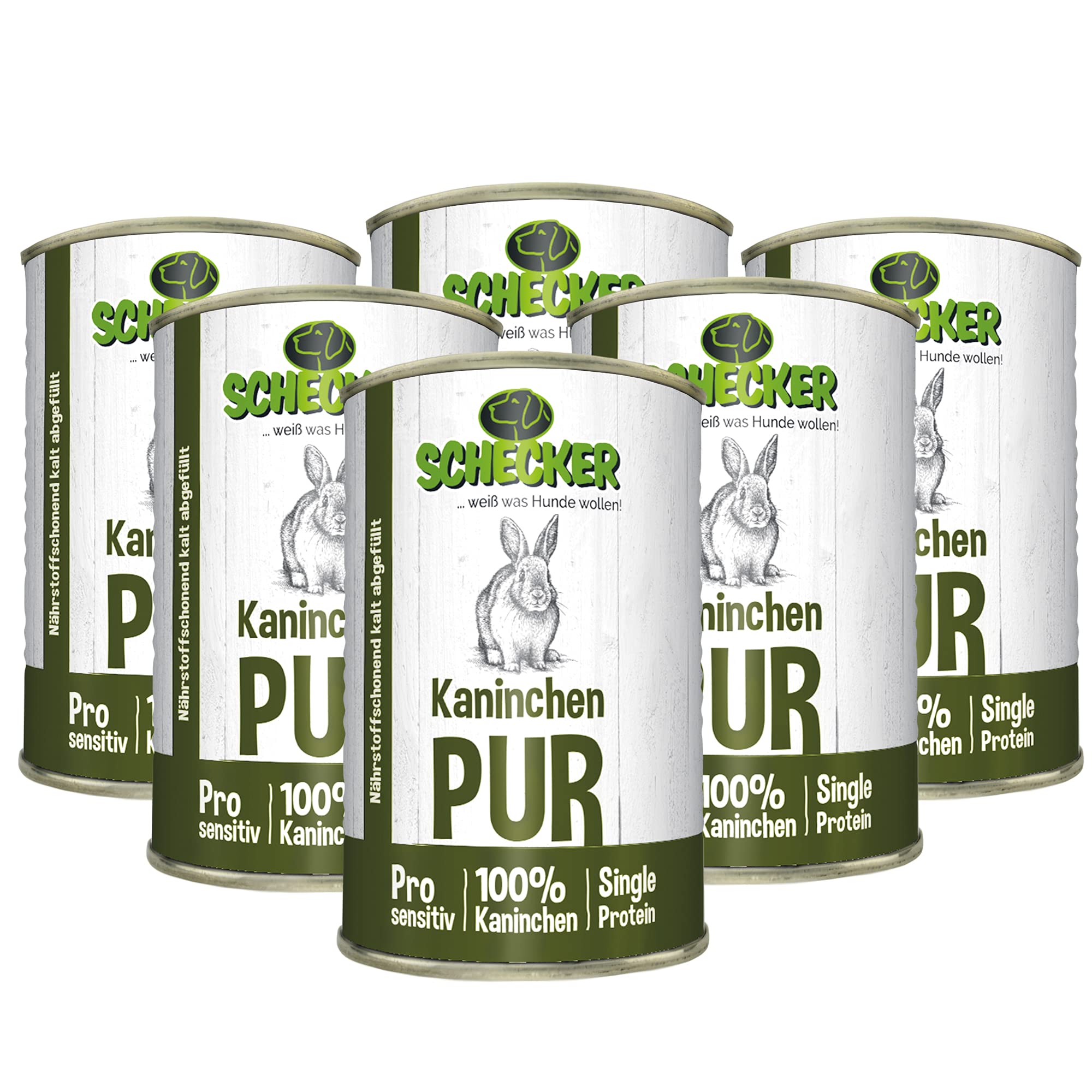 schecker-kaninchen-pur-nassfutter-hund-getreidefrei-6x410g image 6