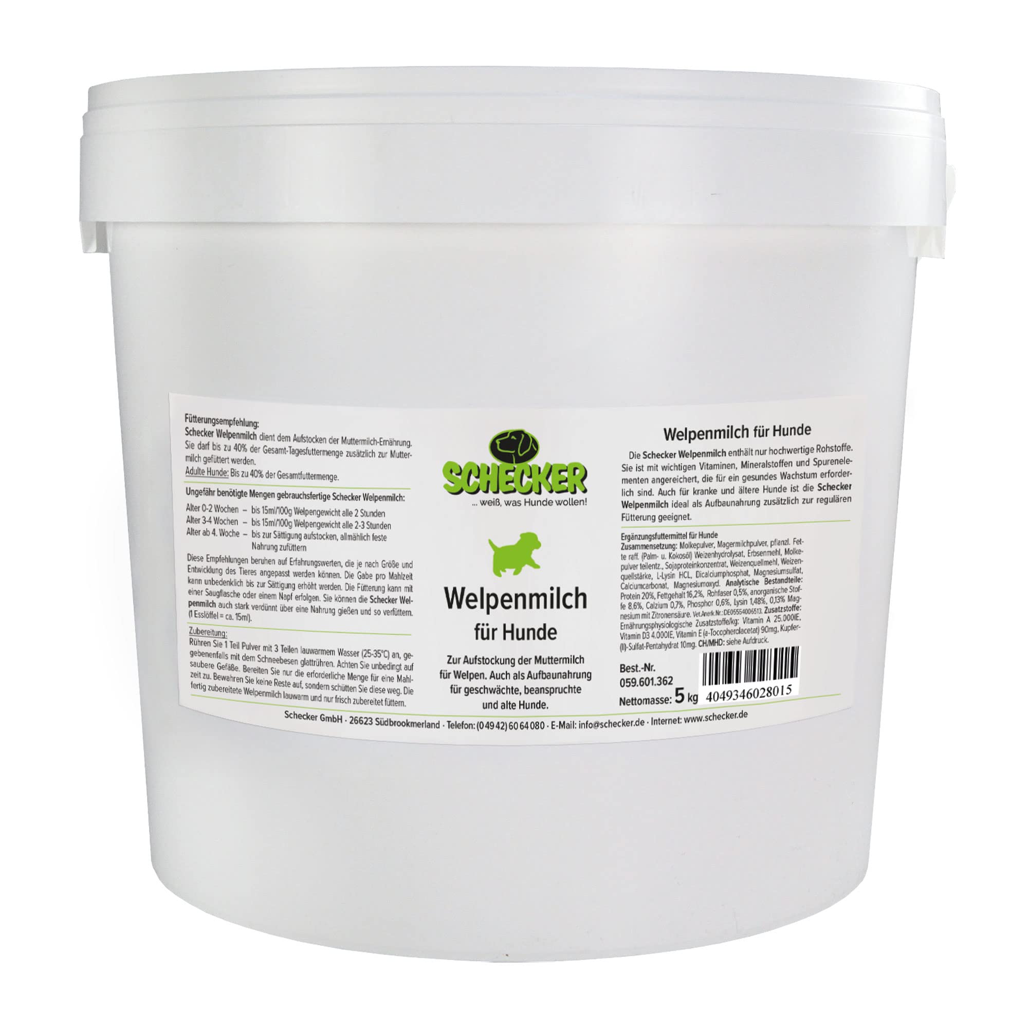 schecker-dogreform-welpenmilch-pulver-5-kg-aufzuchtmilch image 1
