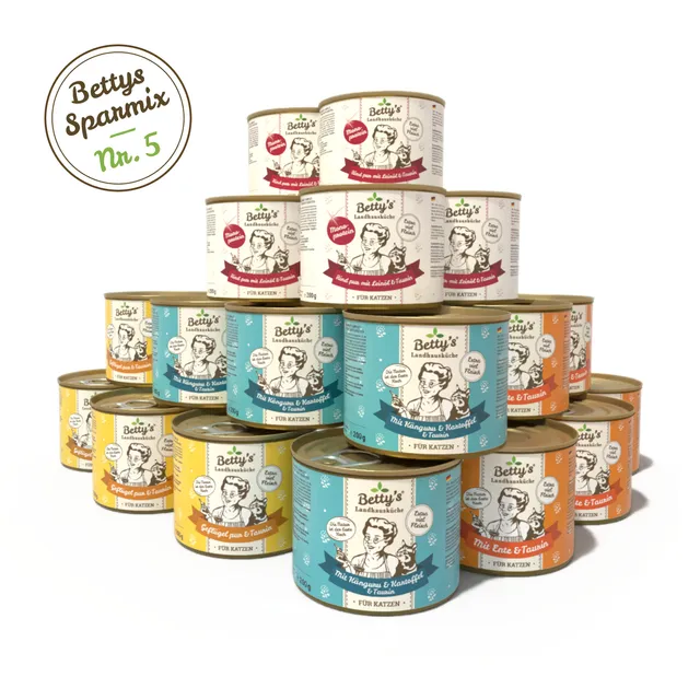 betty-s-landhausk-che-sparmix-nr-5-katzenfutter-24x200g image 1