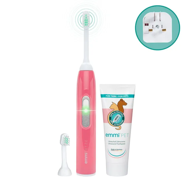 emmi-pet-basis-set-2-0-limited-pink-ultraschallzahnb-rste-2 image 1