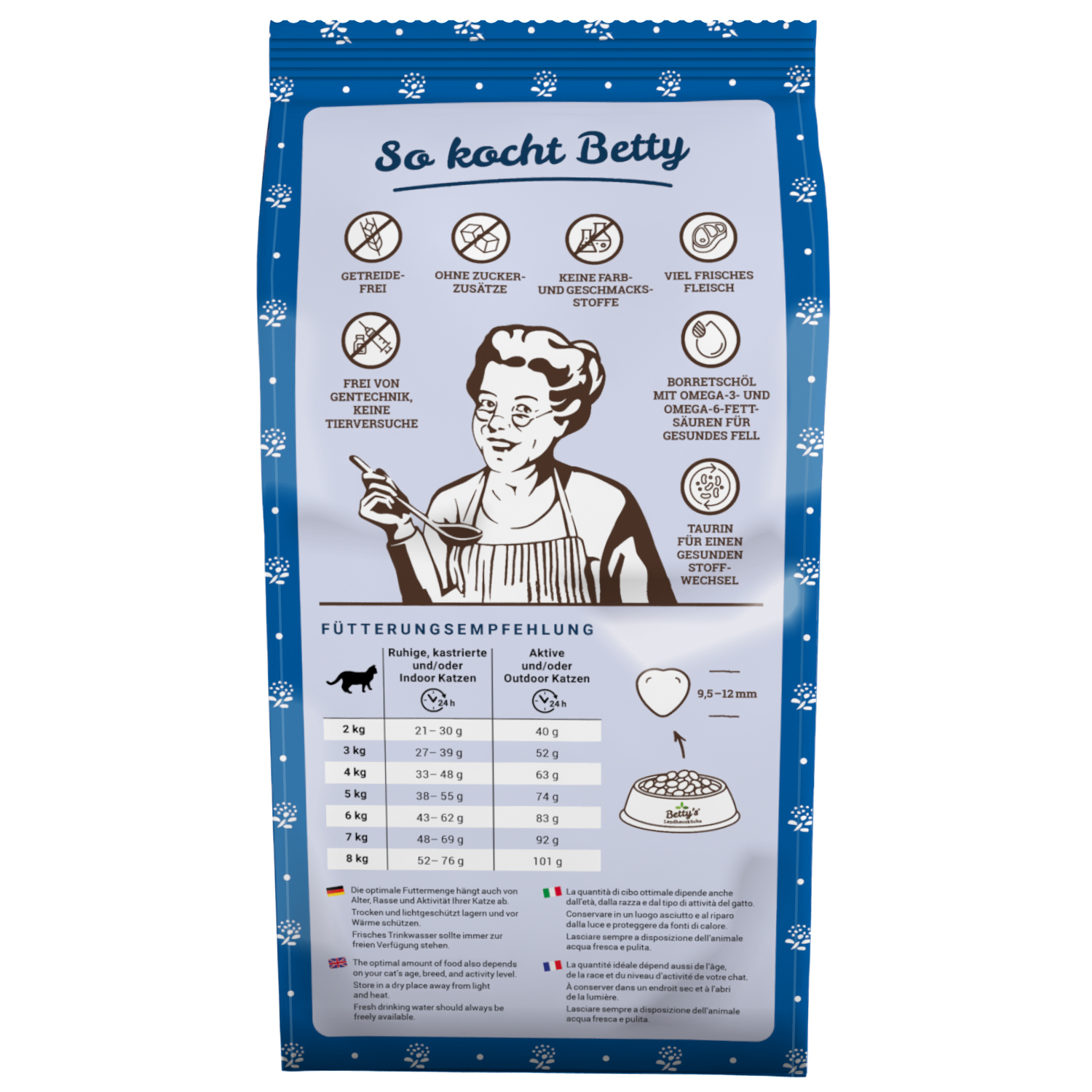 betty-s-landhausk-che-adult-huhn-forelle-trockenfutter-katze-300g image 2