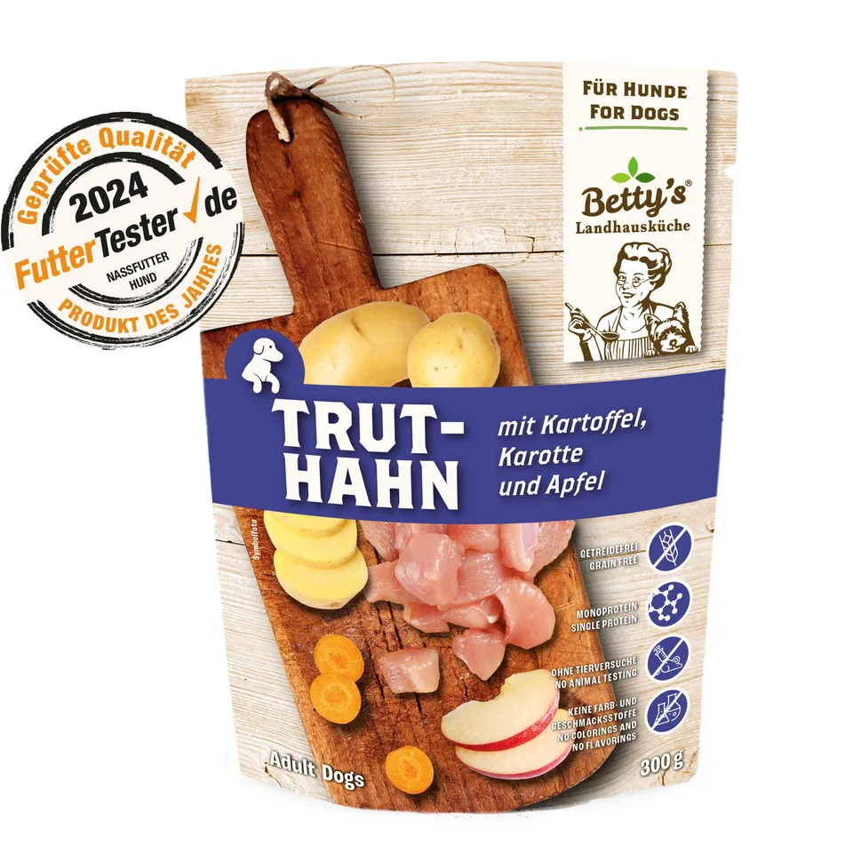 betty-s-landhausk-che-truthahn-hundefutter-300g-kartoffel image 1
