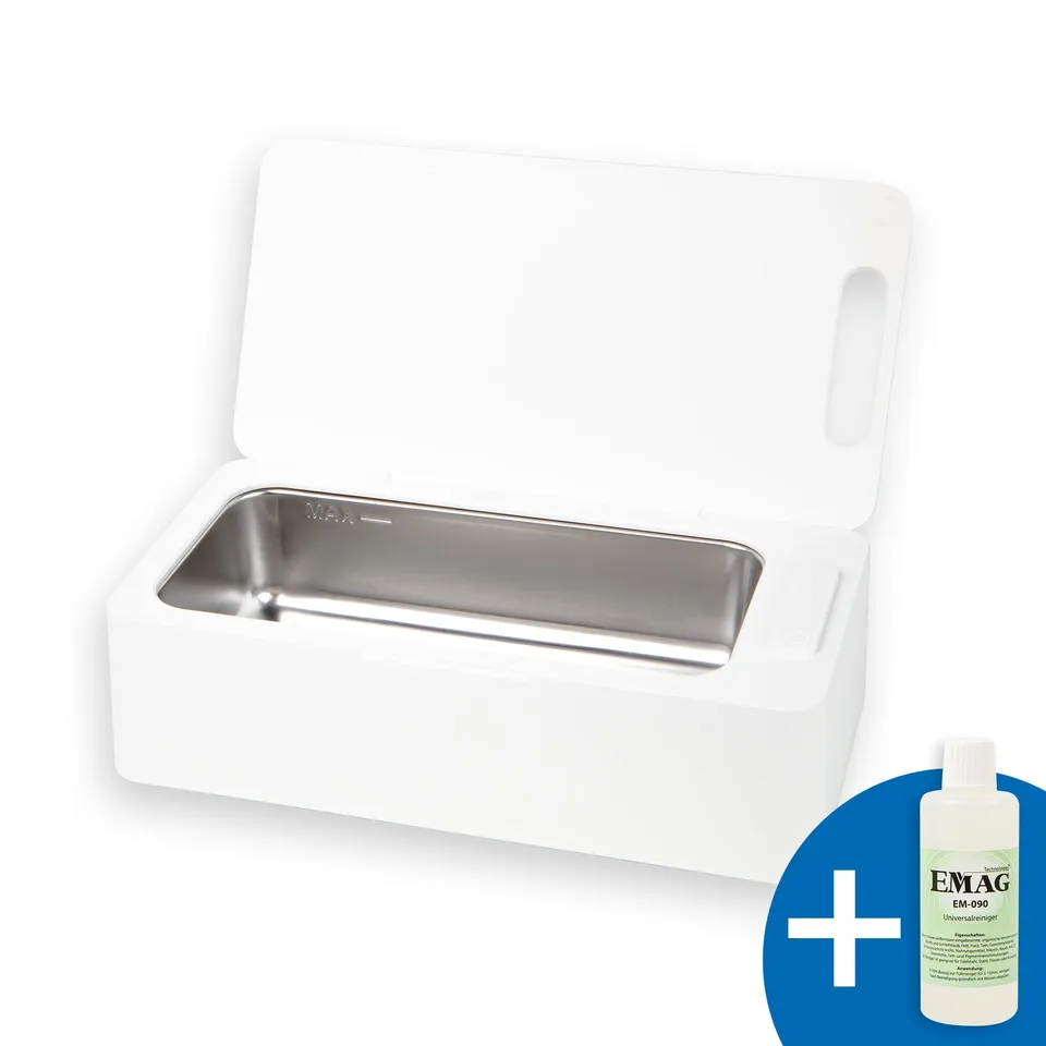 emmi-pet-03d-ultraschallreiniger-0-45-l-edelstahlwanne image 1