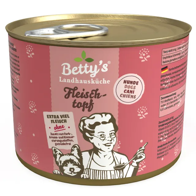 betty-s-landhausk-che-fleischtopf-hundenassfutter-200-g-rind image 1