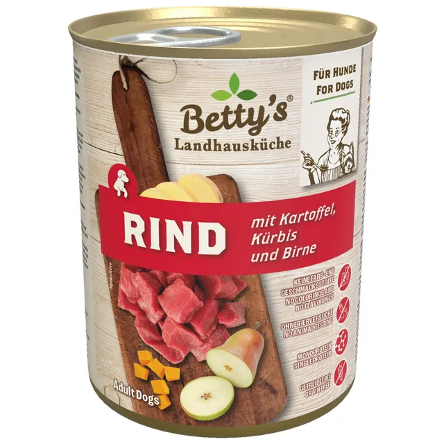 betty-s-landhausk-che-rind-mit-kartoffel-hundefutter-400g image 1