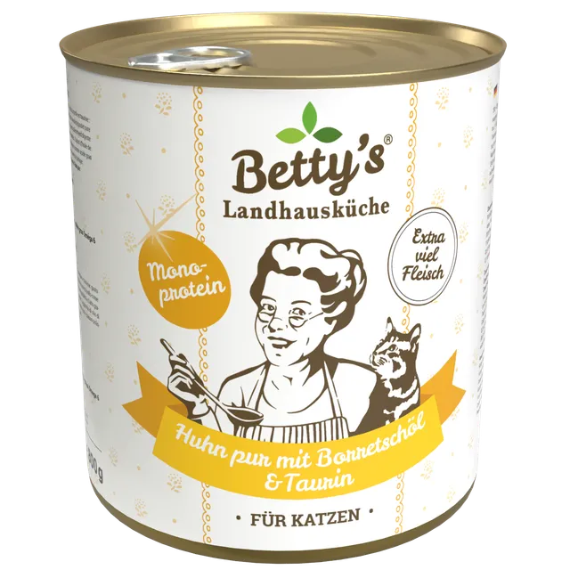 betty-s-landhausk-che-huhn-pur-katzenfutter-800g-monoprotein image 1