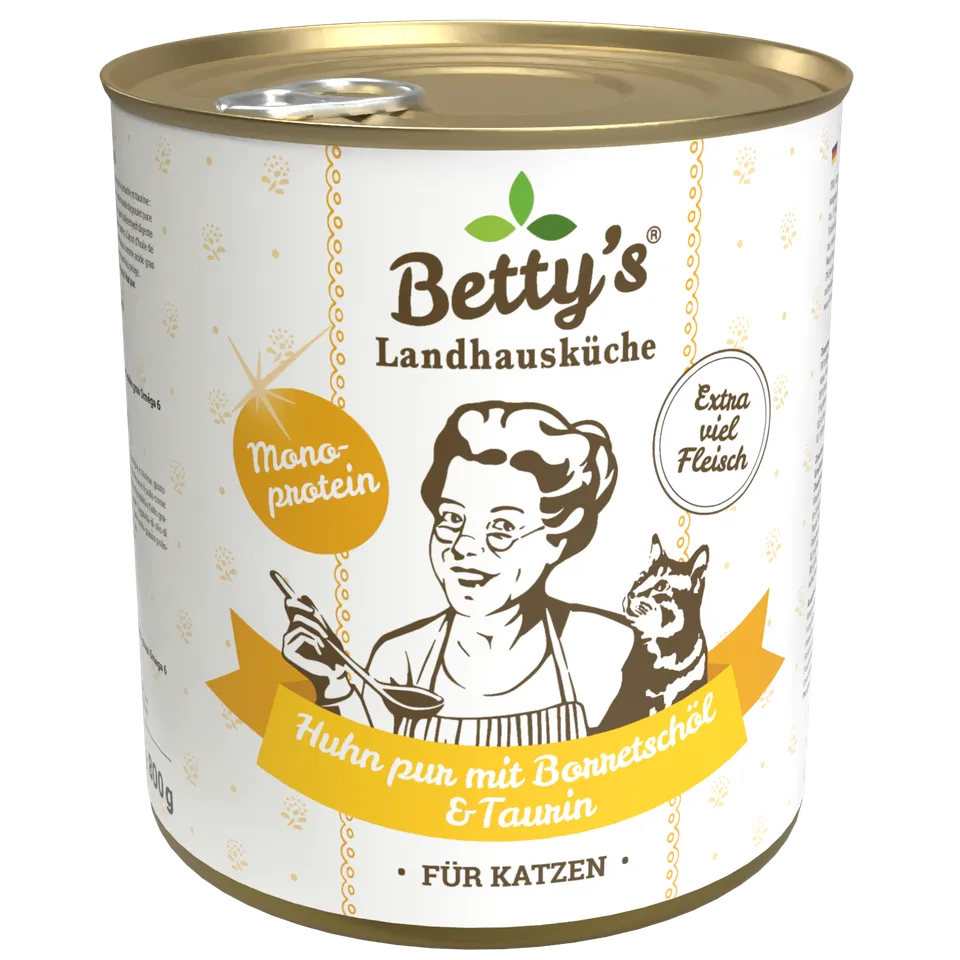 betty-s-landhausk-che-huhn-pur-katzenfutter-800g-monoprotein image 1